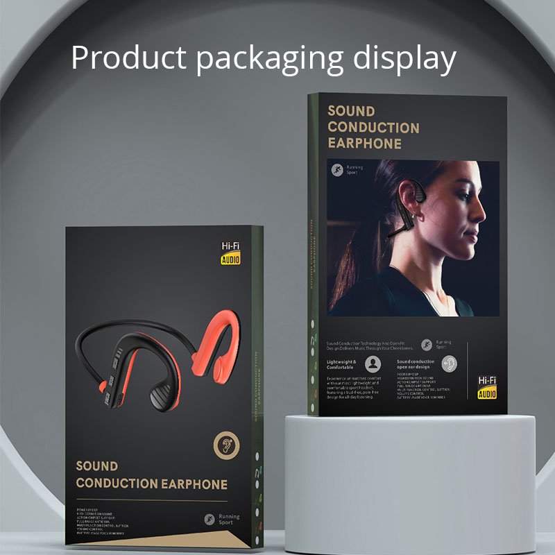 Popular OEM Sports Bone Conduction Blotooth Headset Earbuds TWS Wireless Ear Hook Waterproof Headset Earphones Headphones