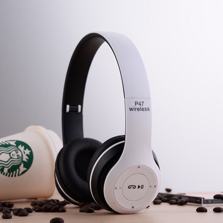Hot Sale P47 Wireless Headphones Support TF Card Earphone Super Bass For Phone Computer Foldable Game Headset