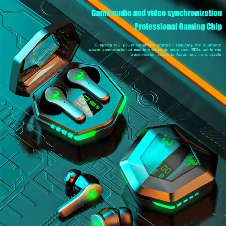 True wireless tws handsfree n35 gaming in ear buds sports earbuds earphones headphones f9 m10 i12 noise cancelling anc earbuds