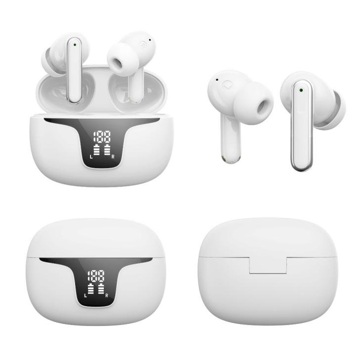 TSSD XY19 tws bluetooth ANC ENC call noise reduction led digital display True Wireless Headset earphone with Magnetic charging