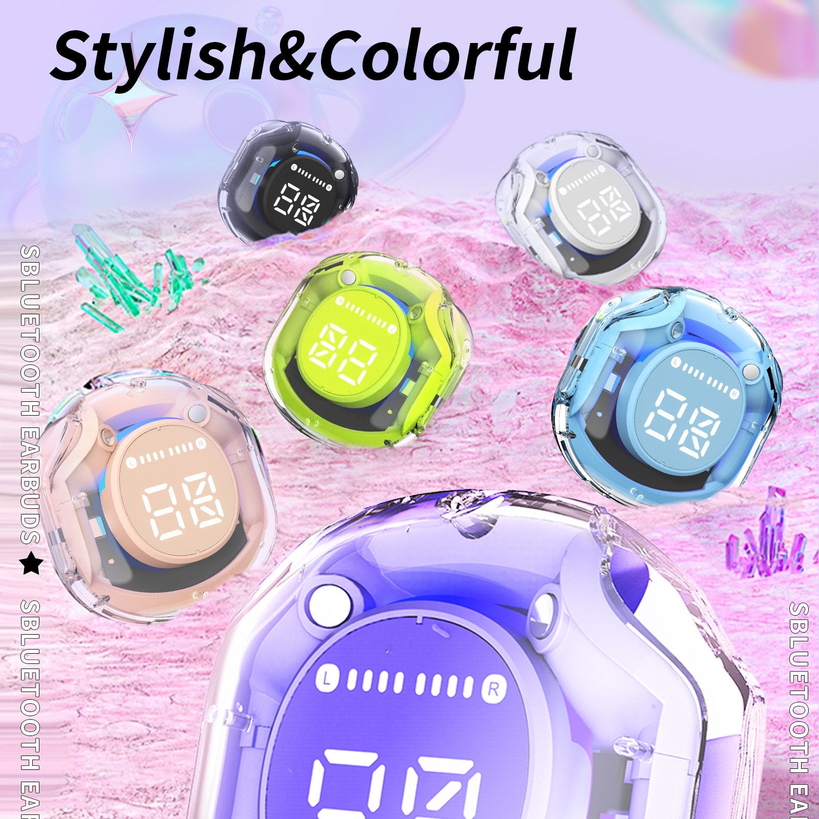TWS Earphone Bluetooth Technological Appearance Bluetooth Earphone 5.3 Wireless Earphone