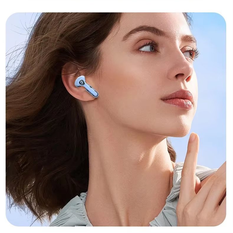 Air39 tws Best Sale Transparent Crystal earbuds True Stereo Wireless Headphones Earbuds Enc Noise Reduction In-ear earphone