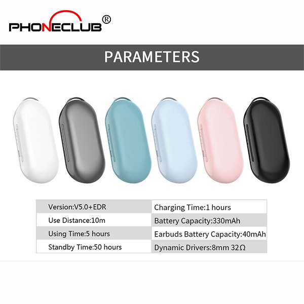 2019 Best Selling Wireless headphones TWS BT Earphones V5.0