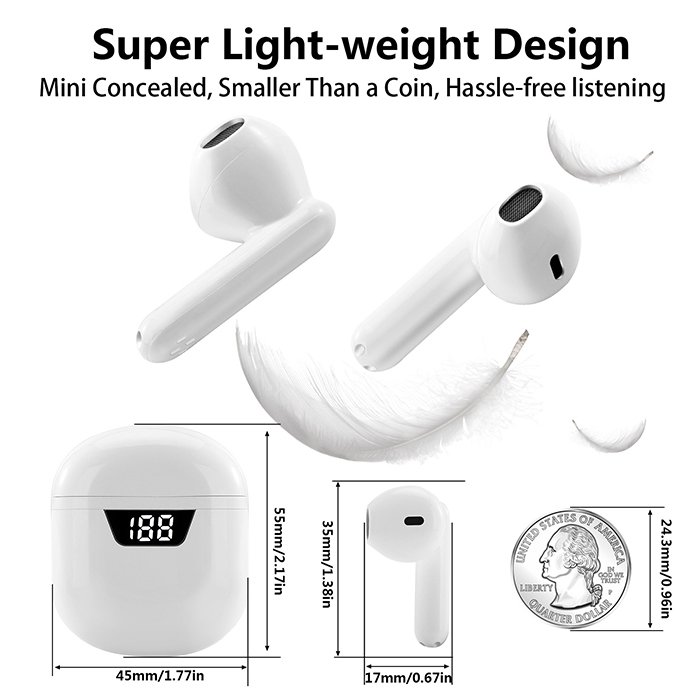 J55 TWS Wireless Bluetooths Headphones Earphones In Ear Earbuds For iPhone Samsung B55