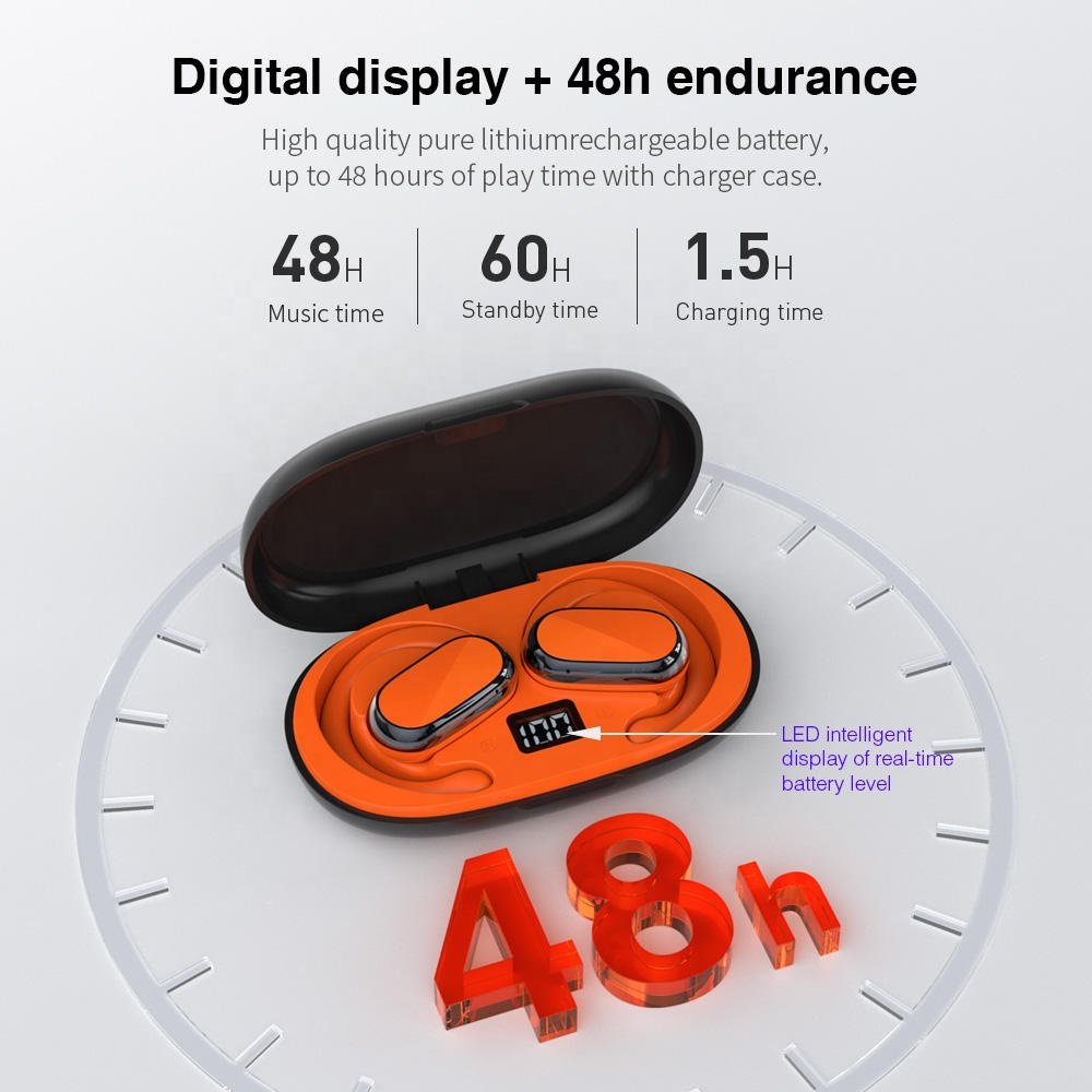 2024 Best Selling TWS Bluetooth Wireless Headsets earbuds Bluetooth 5.2 for Laptop Phone In-Ear Headphones for Office