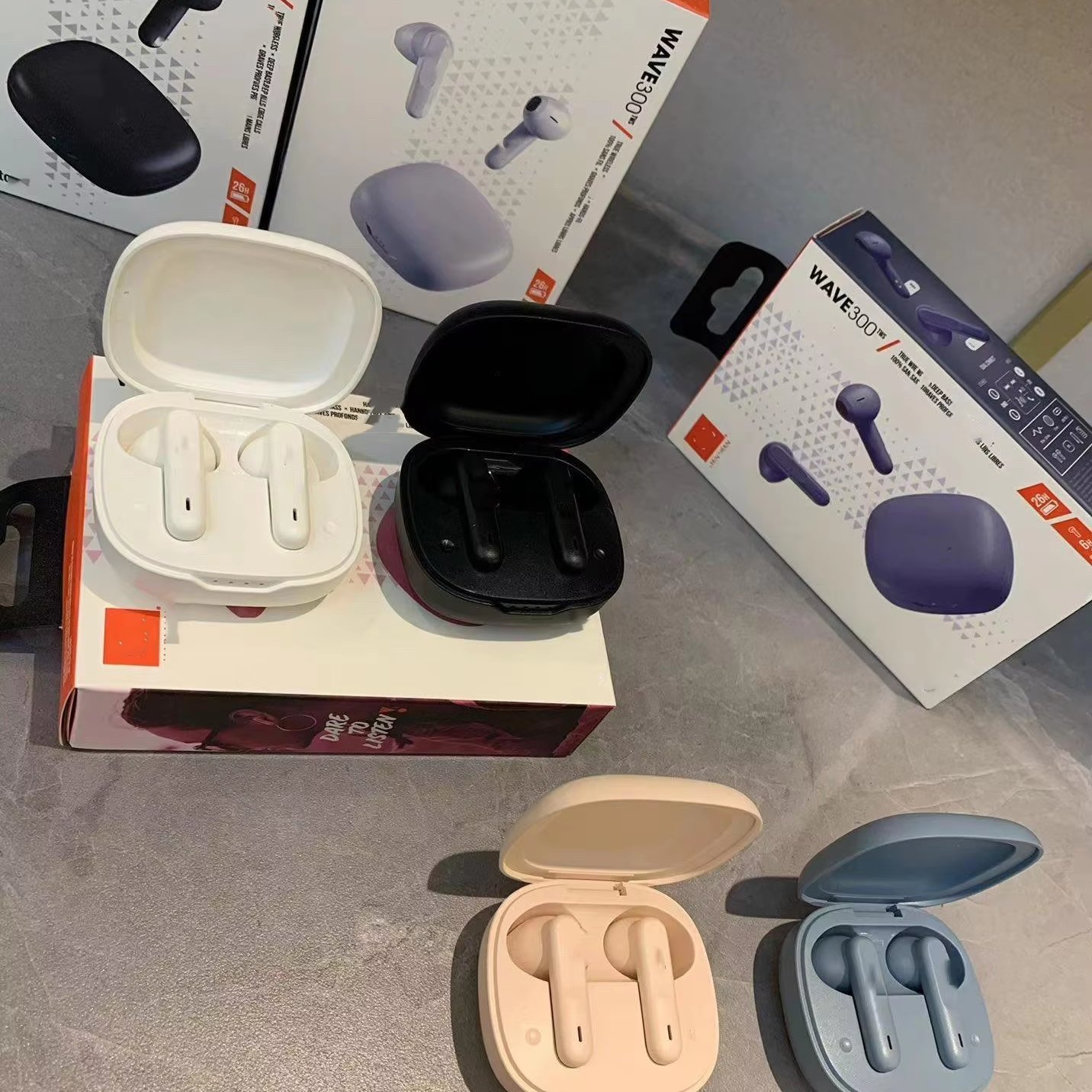 best selling WAVE 300 TWS Stereo Earbuds Bass Sound Headphones Waterproof Gaming In-Ear Headphones Wireless Earphones