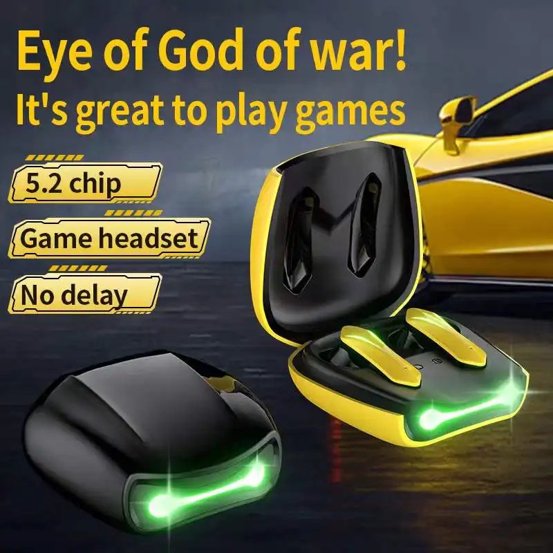High Quality Waterproof Stereo Earphone Ture Wireless Gaming Headset R05 TWS BT 5.1 In-ear Wireless Headphone Earphone