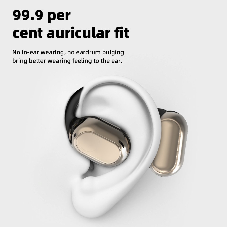 Newset Tws Waterproof Wireless Earbuds Sport Bluetooth Earphones Open Ear Headphones Intelligent Noise Reduction Ows Headsets