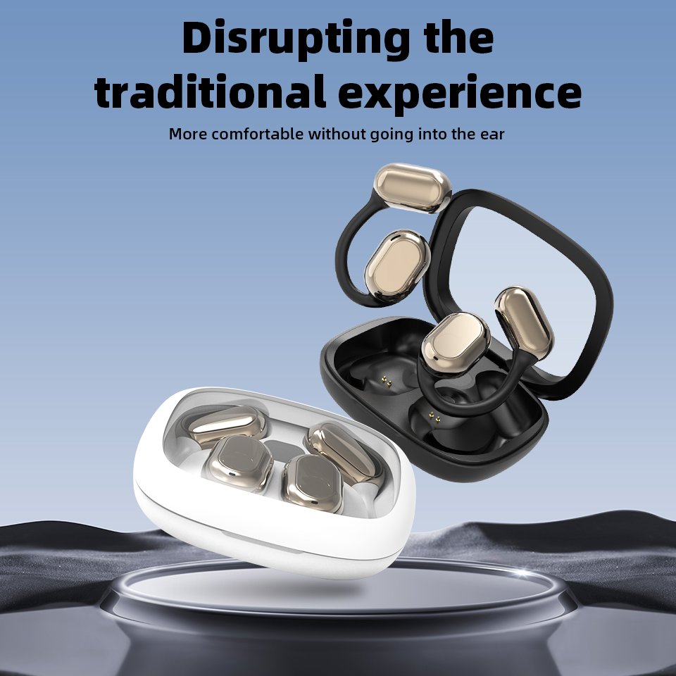 Newset Tws Waterproof Wireless Earbuds Sport Bluetooth Earphones Open Ear Headphones Intelligent Noise Reduction Ows Headsets