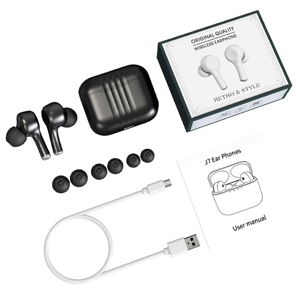 J7 Tws Anc earbuds True Wireless Bluetooth Earphones Active noise cancelling tws earphones With Type-c Charging sport earphone