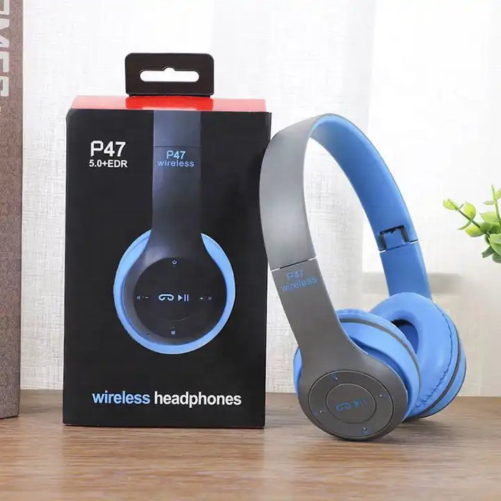 P47 Cheap Price TWS Wireless Headphones Stereo Hi-fi Headset Deep Bass with Microphone Noise Cancelling Gaming Sports Earphone