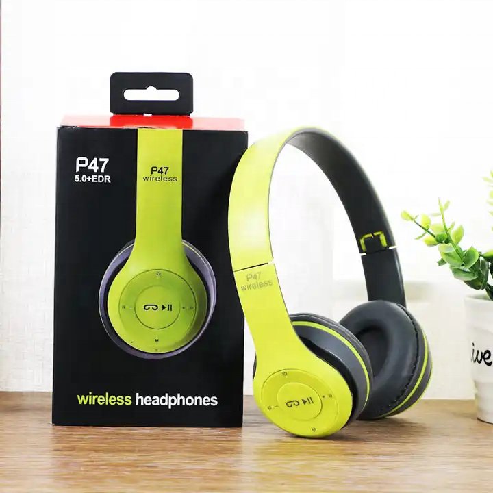 P47 Cheap Price TWS Wireless Headphones Stereo Hi-fi Headset Deep Bass with Microphone Noise Cancelling Gaming Sports Earphone