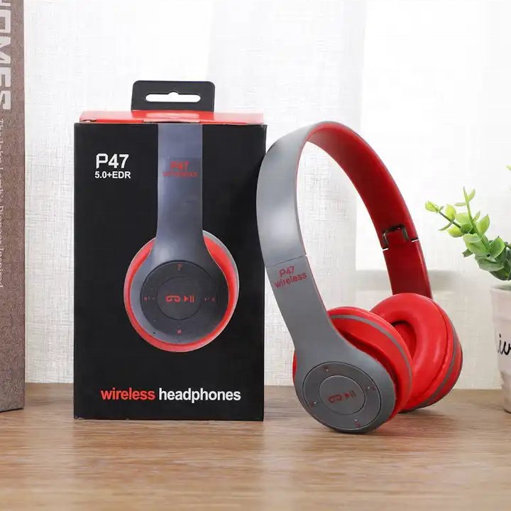 P47 Cheap Price TWS Wireless Headphones Stereo Hi-fi Headset Deep Bass with Microphone Noise Cancelling Gaming Sports Earphone