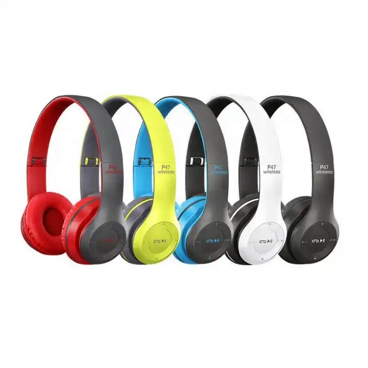 P47 Cheap Price TWS Wireless Headphones Stereo Hi-fi Headset Deep Bass with Microphone Noise Cancelling Gaming Sports Earphone