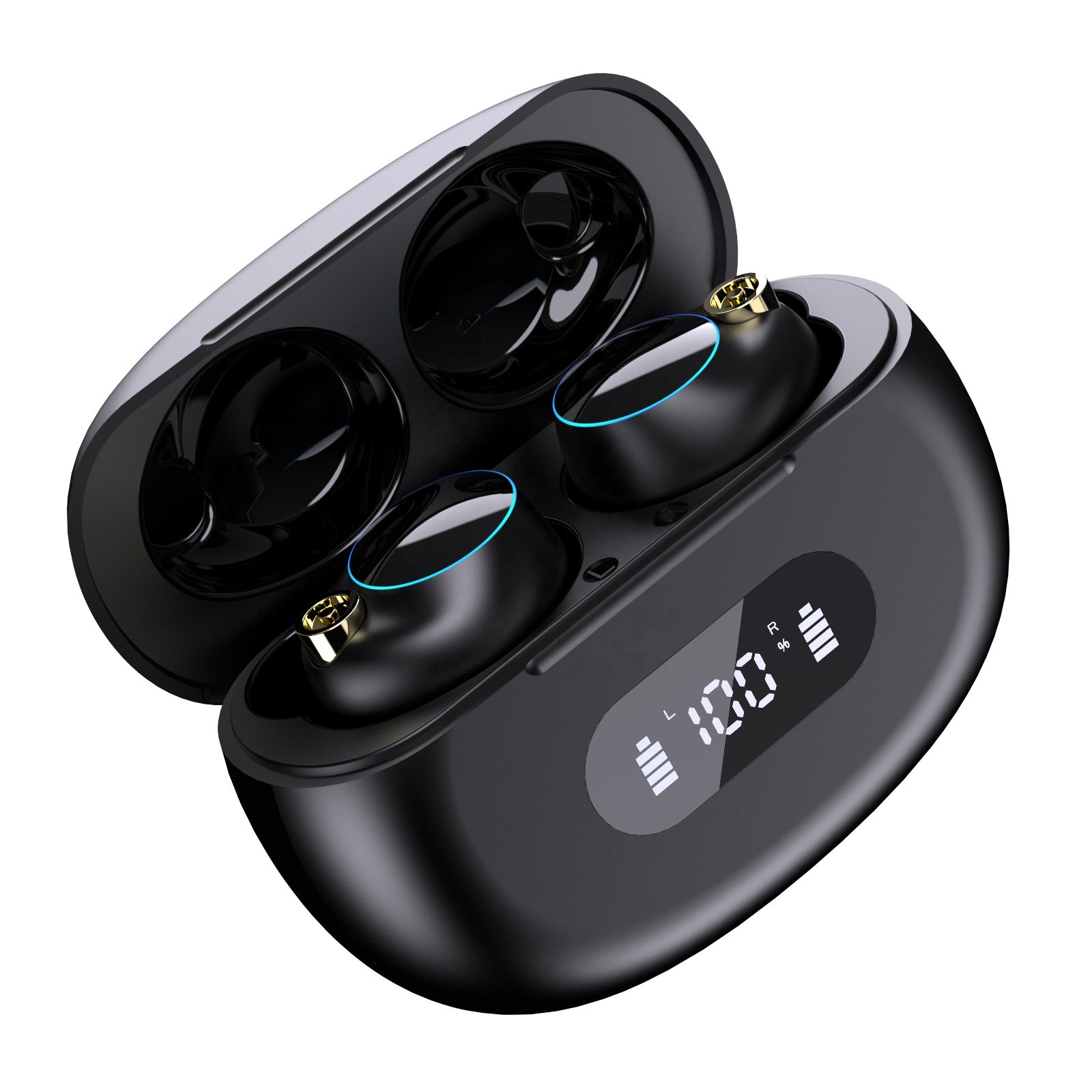 YYK-590 Low Latency Noise Cancelling Wireless Earphone In-Ear Stereo Sport Headset Bluetooth-compatible Headphone V5.2