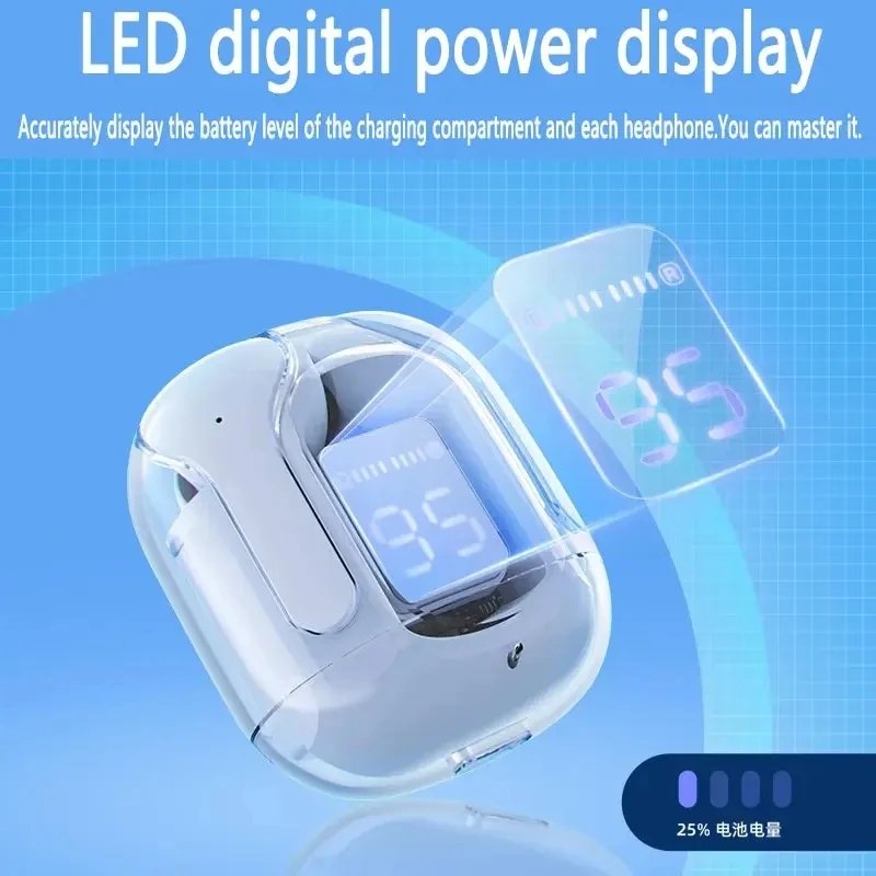 True Wireless Stereo Earbuds LCD Touch Screen ANC ENC Noise Cancelling Waterproof New Arrived TWS Earbuds