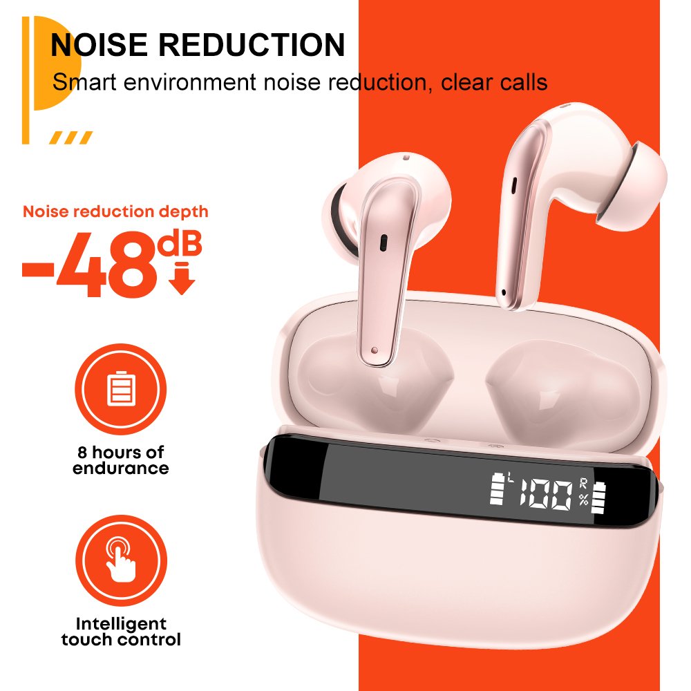 new TWS wireless headset Bluetooth 5.3 earbuds L03c earphone Hd noise cancelling super long standby music gaming headphones