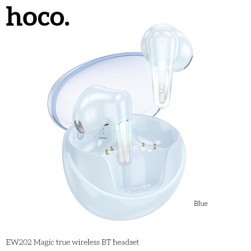 HOCO EW202 NEW Wireless Earphone TWS Sport Music Earbuds Bluetooth5.4 headphone headset High-quality bass Hifi sound Semi-in-ear