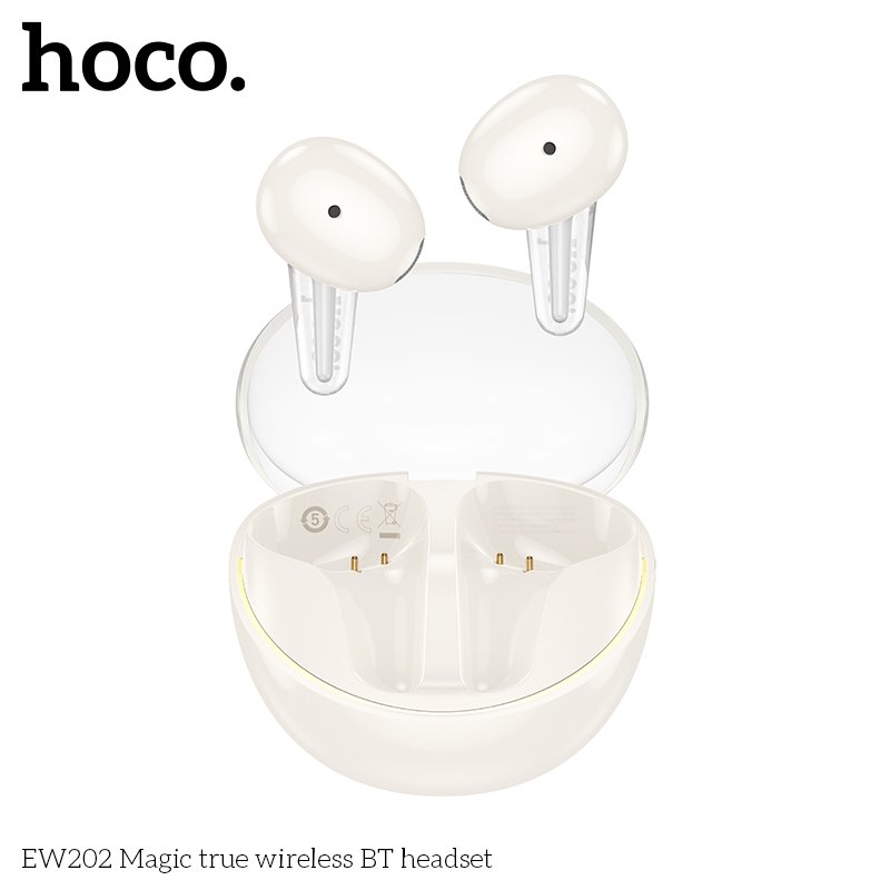 HOCO EW202 NEW Wireless Earphone TWS Sport Music Earbuds Bluetooth5.4 headphone headset High-quality bass Hifi sound Semi-in-ear