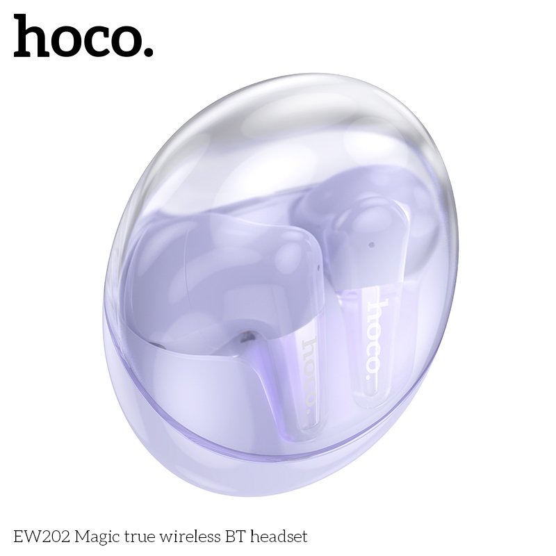 HOCO EW202 NEW Wireless Earphone TWS Sport Music Earbuds Bluetooth5.4 headphone headset High-quality bass Hifi sound Semi-in-ear