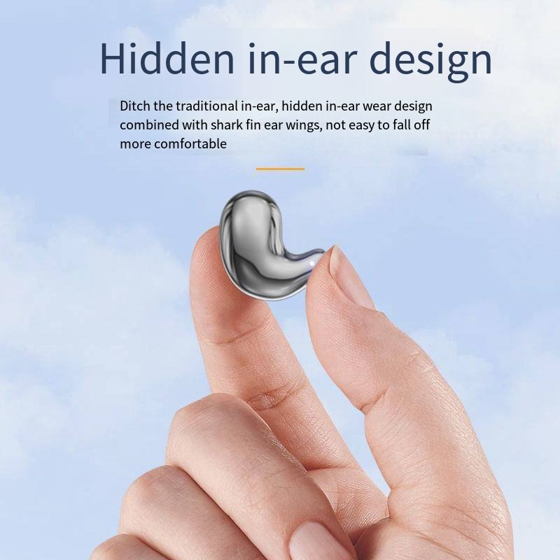 Ultra Thin Sleep Earphones noise reduction bt 5.3 Invisible in-Ear Mini Blue tooth Earbuds True Wireless sleep Headsets