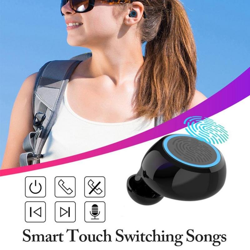 M11 Wireless Earphones Headphones Earbuds TWS Touch Control Sport Headset Noise Cancel Earphone Headphone