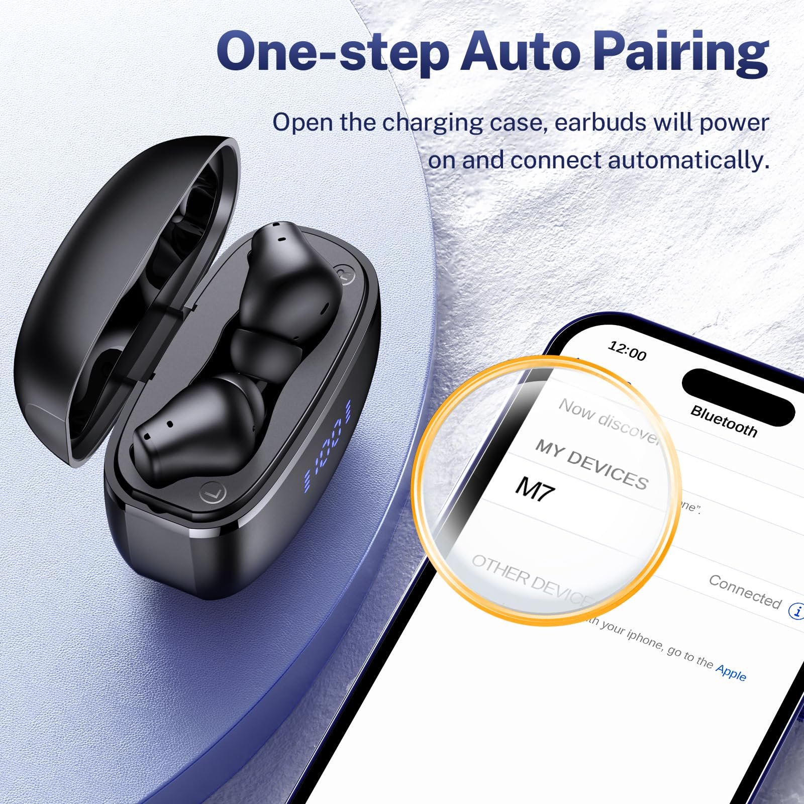 Deep Bass Stereo Sound Ear Buds Waterproof Earphones Wireless Earbuds Headphones For Iphone Android Tv Laptop Sports