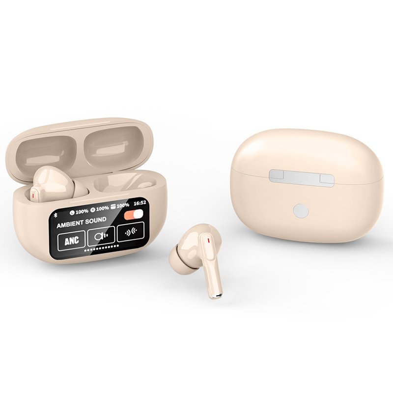 A9 PlusTws Wireless Earphones Touch Screen Wireless Earphones LED Display ANC Screen Wireless Earphones In Ear Pro 2 air max