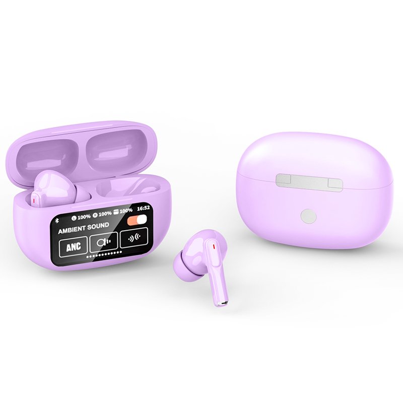 A9 PlusTws Wireless Earphones Touch Screen Wireless Earphones LED Display ANC Screen Wireless Earphones In Ear Pro 2 air max