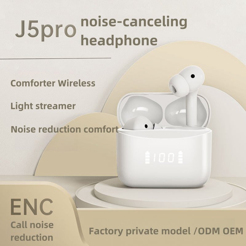 Wireless headphones Hi-Fi TWS Earbuds Sports Earphones with ANC Noise Cancelling for Gaming & Sports HIFI wireless headphones