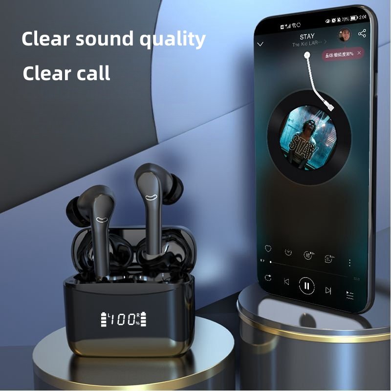 Wireless headphones Hi-Fi TWS Earbuds Sports Earphones with ANC Noise Cancelling for Gaming & Sports HIFI wireless headphones