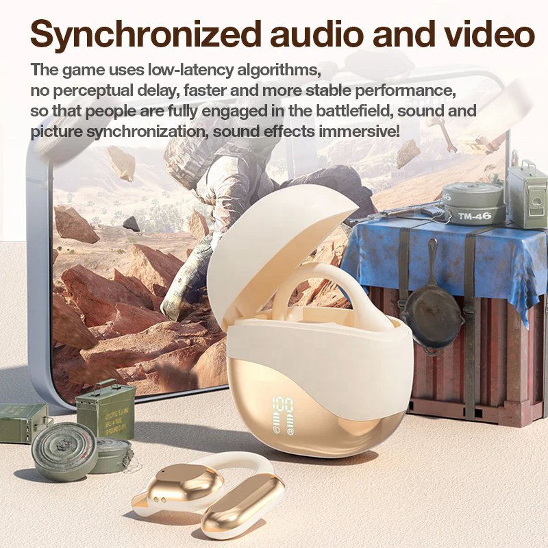 New arrival M62 Wireless Earbuds Open Ear Air Bone Conduction Waterproof sports tws Wearing earphones Headphone for running