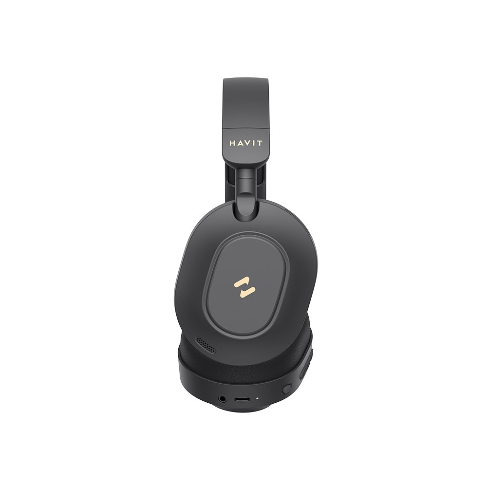 Havit H668BT Active Noise Cancelling TWS Over-Ear Wireless Headphones Lightweight Foldable Super Long Battery Life Mic Casque