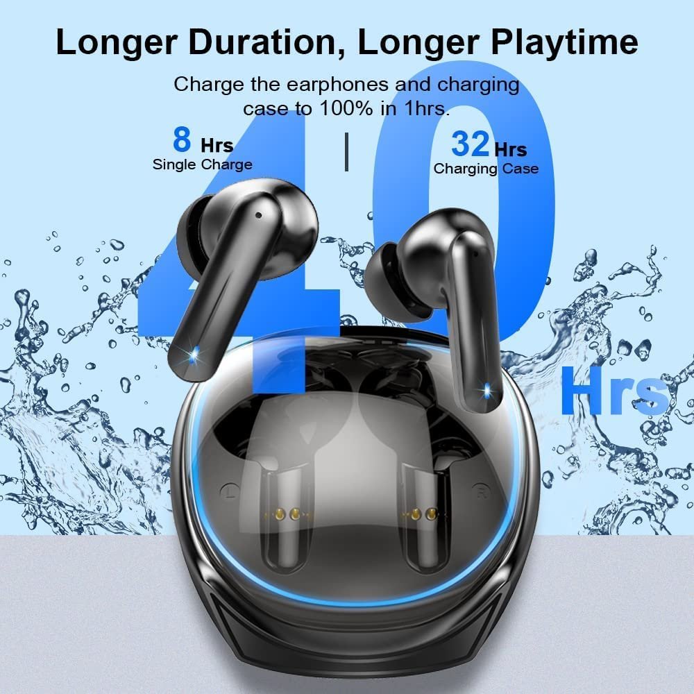 Earbuds Play gaming mode stereo HiFi Bluetooth 5.3 earphones ENC noise reduction wireless Bluetooth earphone for sports work