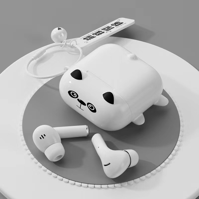 2024 Macaron Color Cute In-Ear TWS Wireless Bluetooth Headset Noise Cancelling Earphones with Ultra-Long Battery Life Public Use