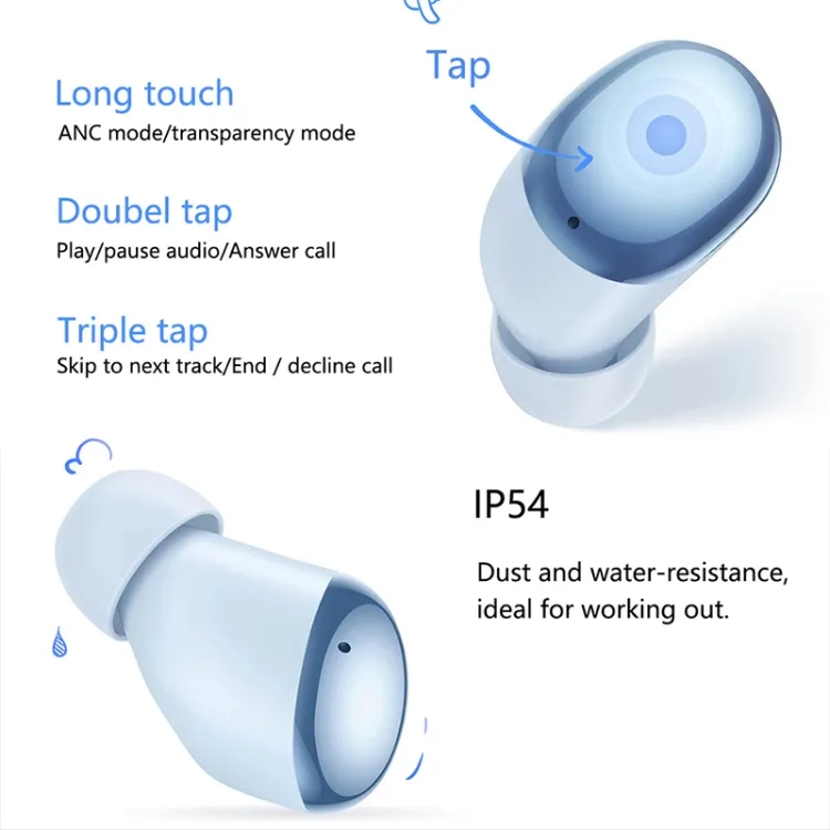 original for Xiaomi Redmi Buds 4 TWS Earphone Active Noise Cancelling True Wireless Headphone 30 Hours Battery Life IP54
