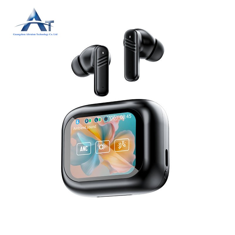 Noise Cancelling Smart Earphone TWS Headphone Touch Screen Control Wireless Headset Gaming Earbuds Outdoor Music Earphone