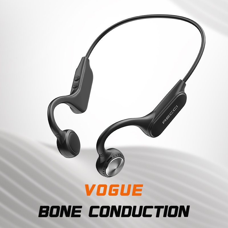 Open Ear BT 5.3 Bone conduction Earbud Sport Headset Wireless Headset Type C Neckband Earphone
