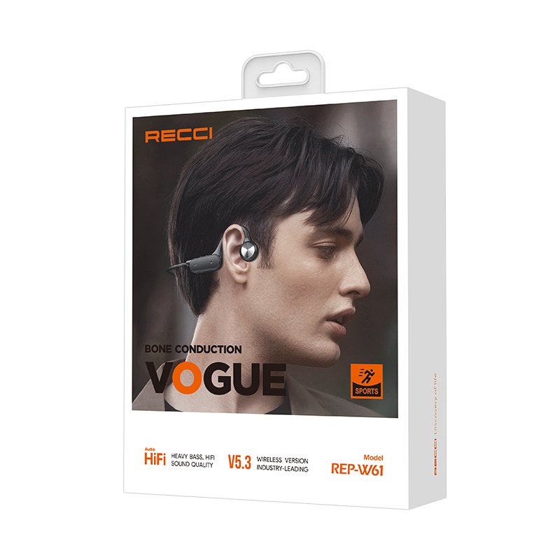 Open Ear BT 5.3 Bone conduction Earbud Sport Headset Wireless Headset Type C Neckband Earphone