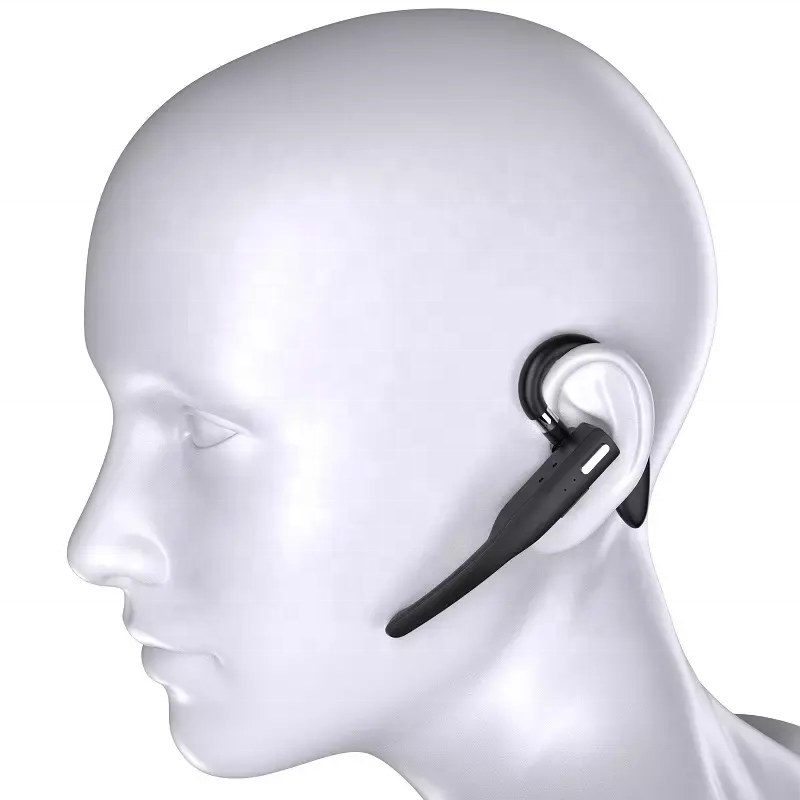 Factory hifi Stereo Handsfree Noise Canceling sports game earphone single ear YYK525 earhook wireless earbuds