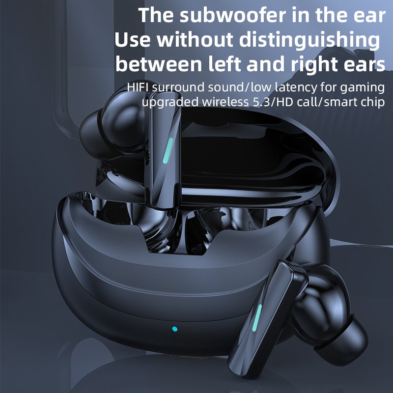 Mate 70 Tws Bt 5.3 Gaming In Ear Headsets Wireless Headphones Deep Bass Earbuds Sports Waterproof Air Ear Pods Tws Earphones