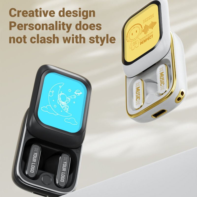 Logo Customized Earbuds BT ANC Waterproof Auriculares True Wireless Gaming In-Ear Handsfree Earphones Headphones Mini Earbud BT