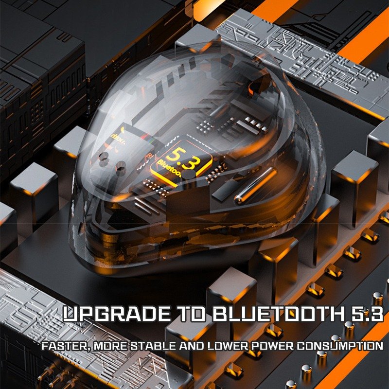 H9 TWS BT5.3 RGB Gaming Headsets Low Latency True Stereo Wireless Earbuds ENC Noise Cancelling Headphones Earphones
