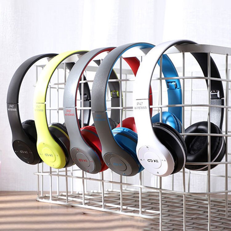 Original P47 Wireless 5.0 Mini Tws Headphone Aux Line In Earphone Headphones Earbuds Bass