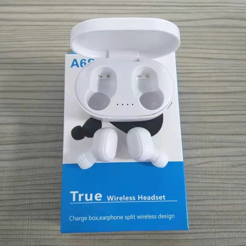 2024 New Noise Cancelling TWS A6S Gaming Earphone Sports Wireless Earbuds Earphone Headphones