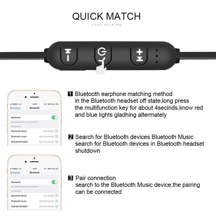 XT11 Chinese-English Bilingual BT 4.2 Earphone Sport Magnetic Design TWS Wireless with Microphone Earbuds