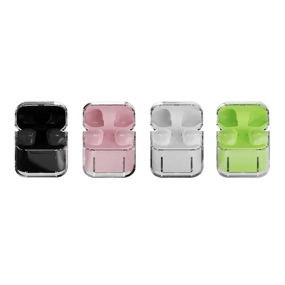 Visible TWS Headphone Noise Cancelling Headset Sport Stereo Wireless Earphones Mini Handsfree Wireless Earbuds