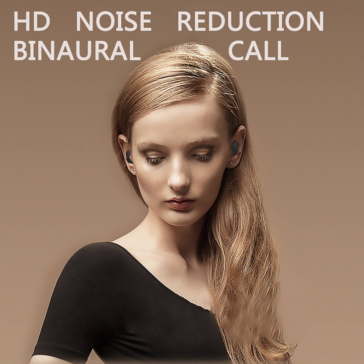 Best Price A6 A6s True Wireless Earphones HD Noise Reduction Binaural Call BT Earphones IPX4 Waterproof Earphones