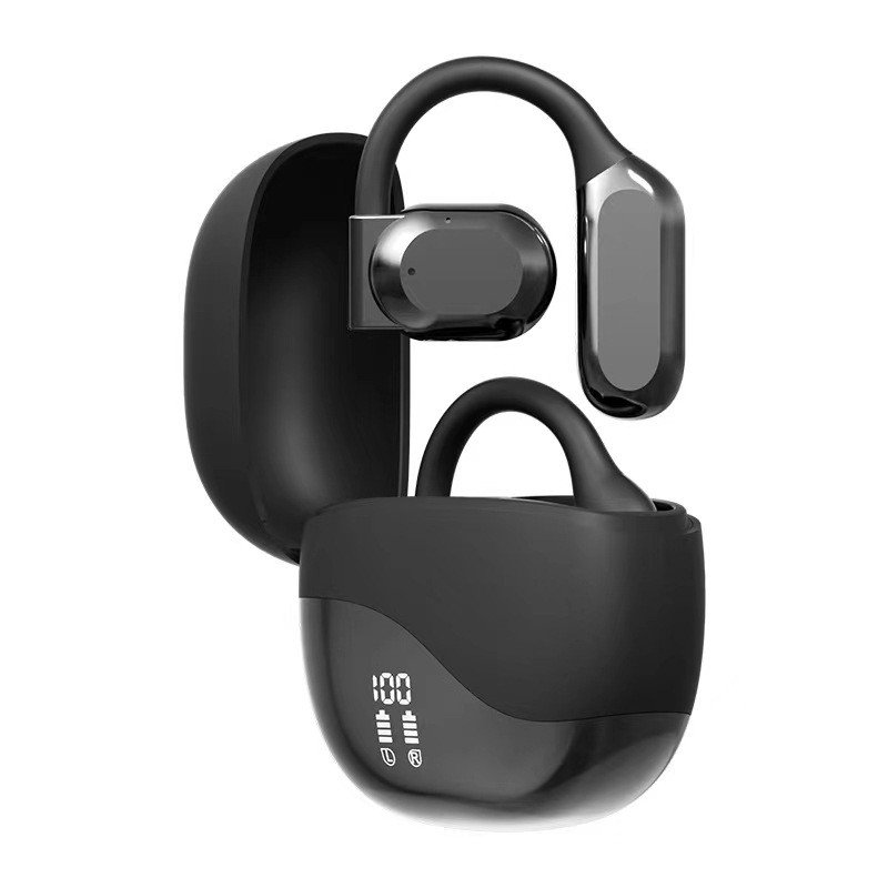 2024 New Arrival M62 Ows Bt5.3 Wireless Waterproof Earphone Bone Conduction Noise Reduction With Power Display Earhook Earbuds