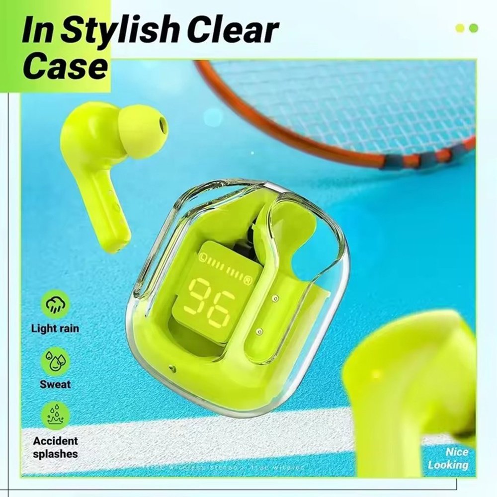 Wholesale Good quality Air39 TWS Earbuds Stereo Airbuds Transparent Earphones Air 39 Crystal Wireless earphones Ultrapods Pro